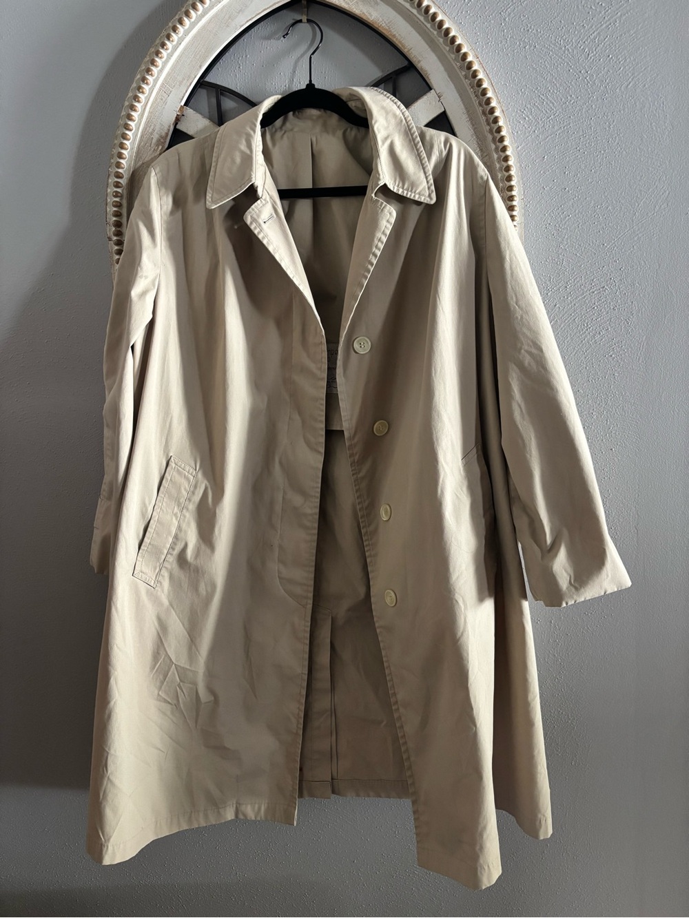 London Fog Khaki Trench Coat Vintage